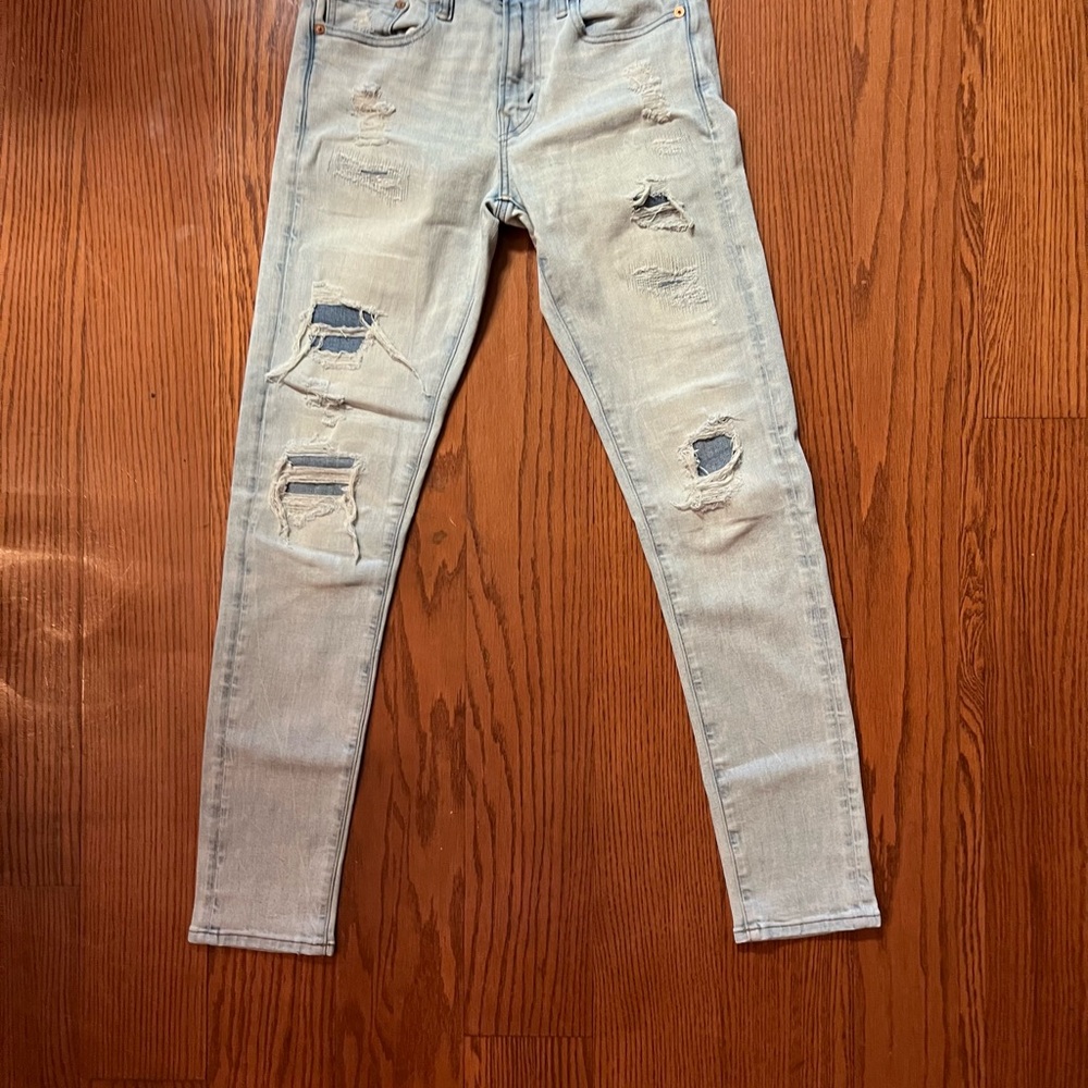 American Eagle Outfitters Light Blue Skinny Jeans